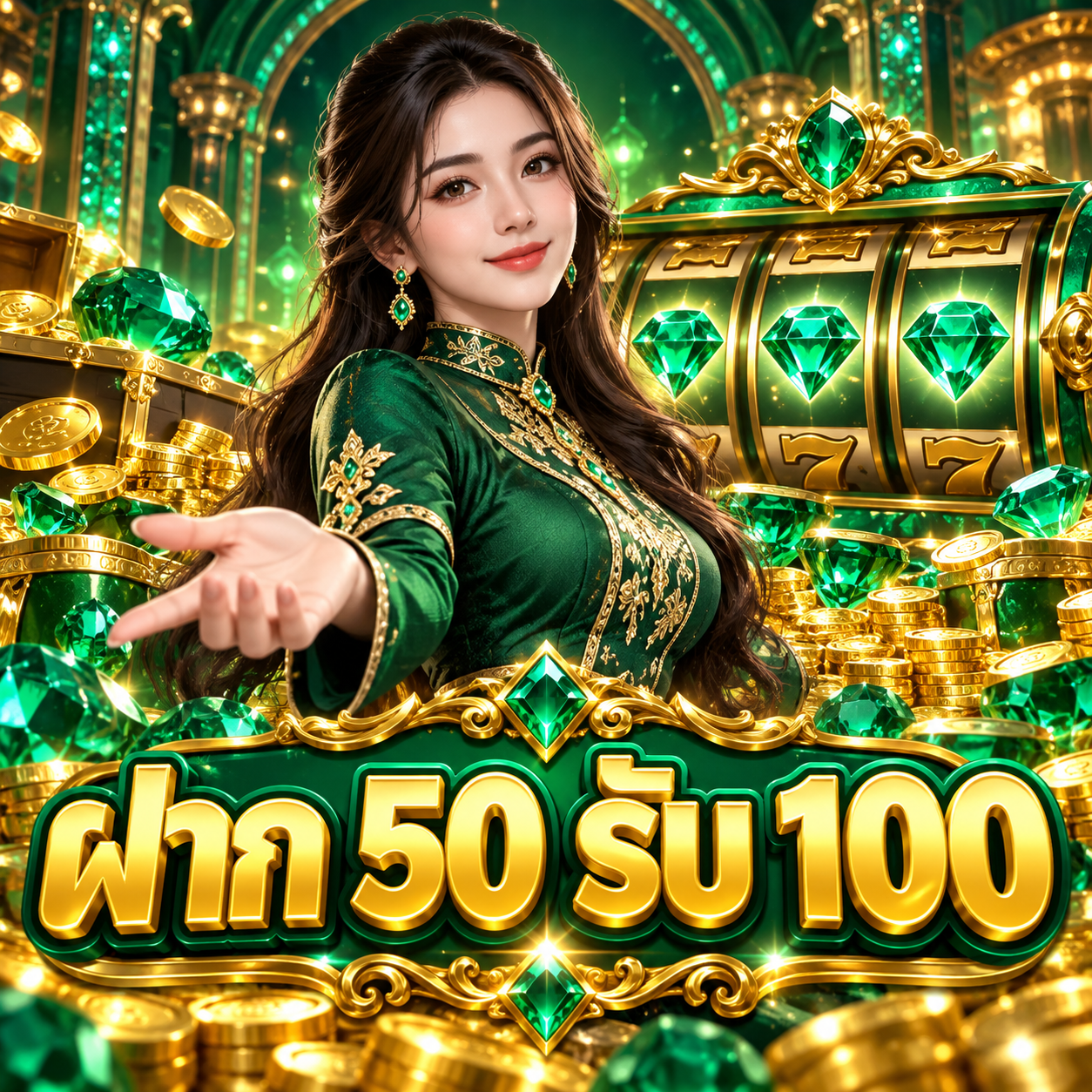 ภาพโปรโมชัน heng456-th ฝาก 50 รับ 100